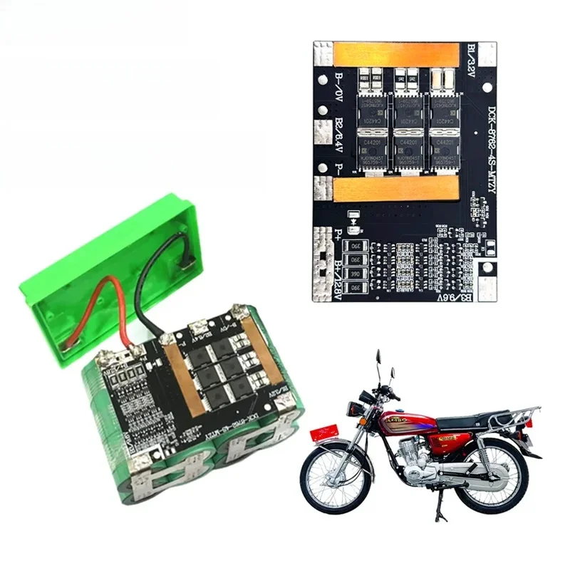 Heltecbms 4S 80A BMS 26650 12V Płyta Ochrony Baterii Lifepo4 z Funkcją Balansowania Specjalna do Akumulatora Rozruszającego Motocykla 125CC — zdjęcie produktu 6