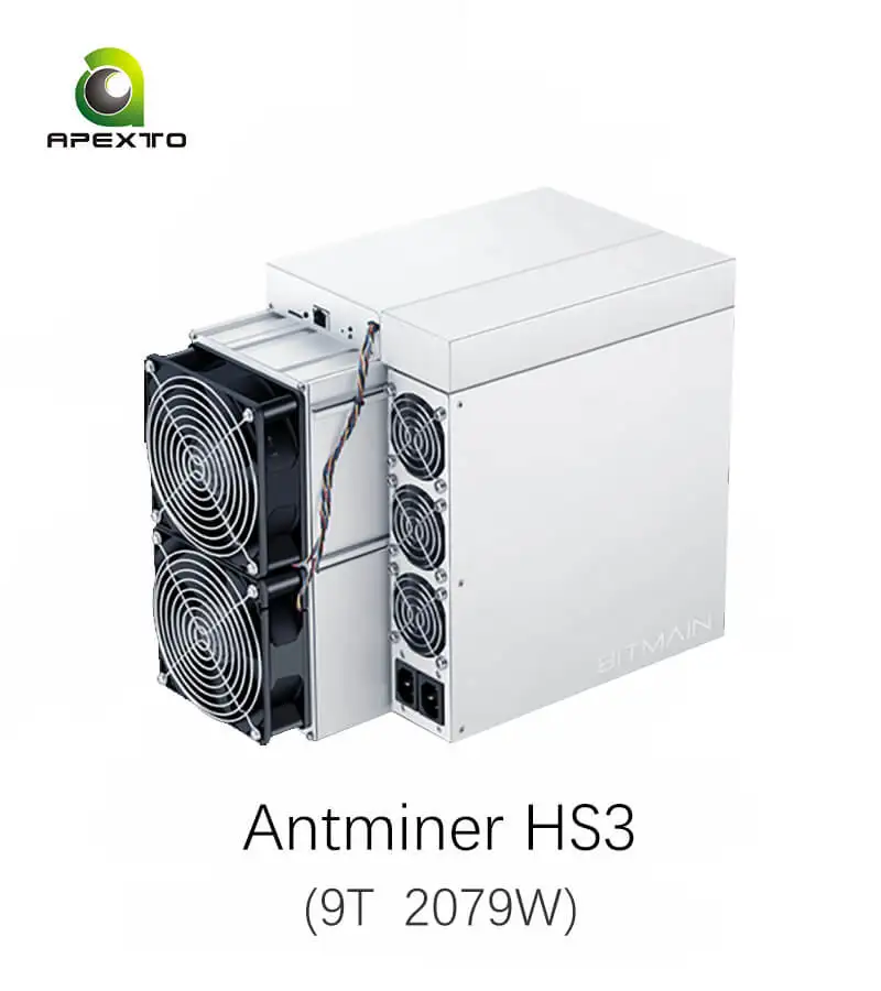 BEST OFFER Bitmain Antminer HS3 9TH/s 2070W (HNS/SC)