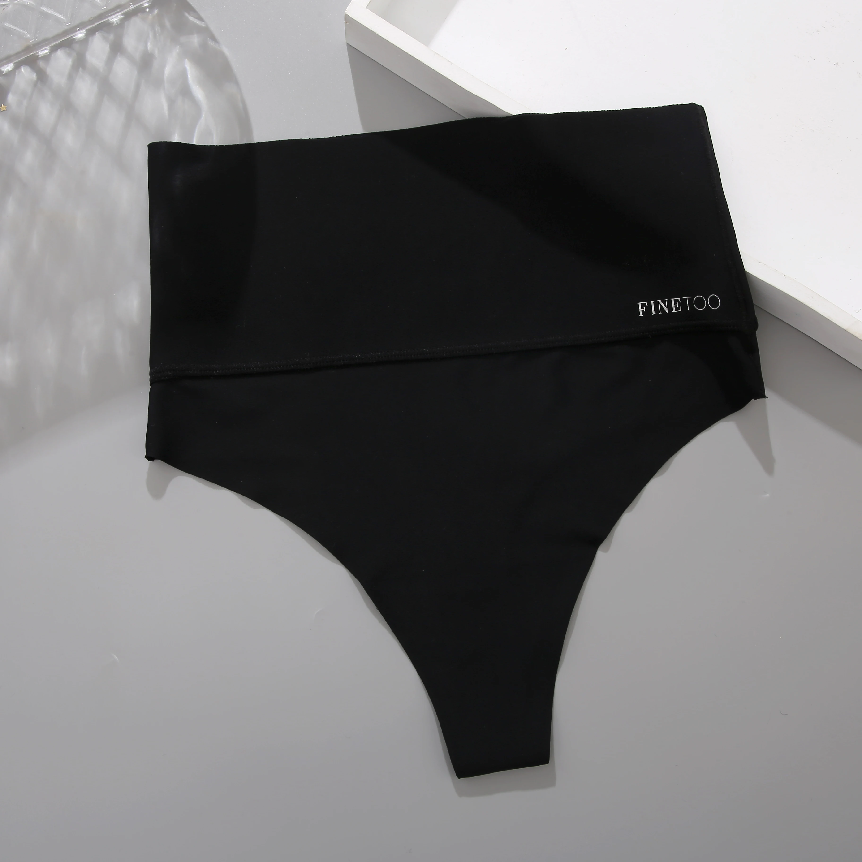 Sexy Hohe Taille Gestaltung Thongs Frauen Einfarbig Former G-string Unterwäsche Weibliche Weiche Komfort Abnehmen Butt Heber Dessous