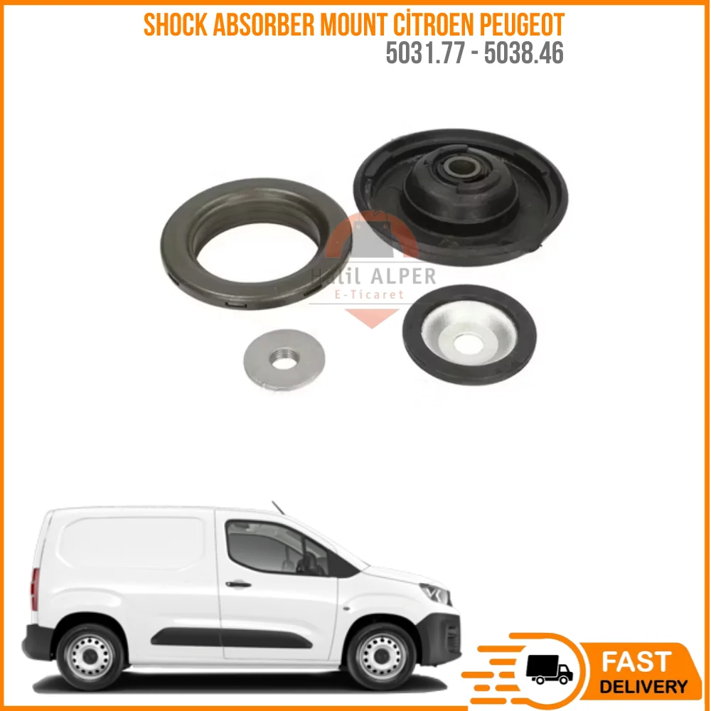 

FOR SHOCK ABSORBER MOUNT ON P307-P308 /C4 05- PARTNER TEPEE-BERLINGO 08-OEM 5031.77 - 5038.46 PRICE SUPER QUALITY HIGH SATISFACT