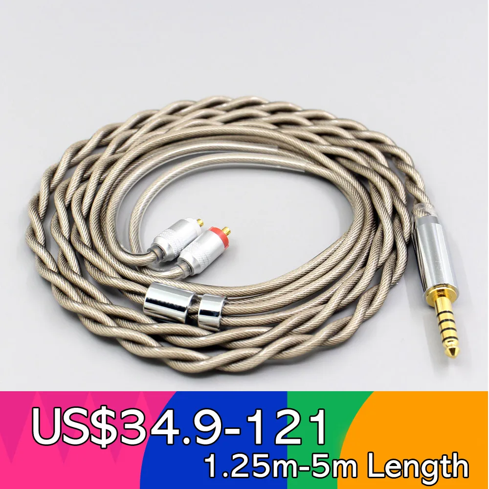 

Type6 756 core 7n Litz OCC Silver Plated Earphone Cable For Sony XBA-H2 XBA-H3 XBA-Z5 xba-A3 xba-A2 2 core 2.8mm LN007837