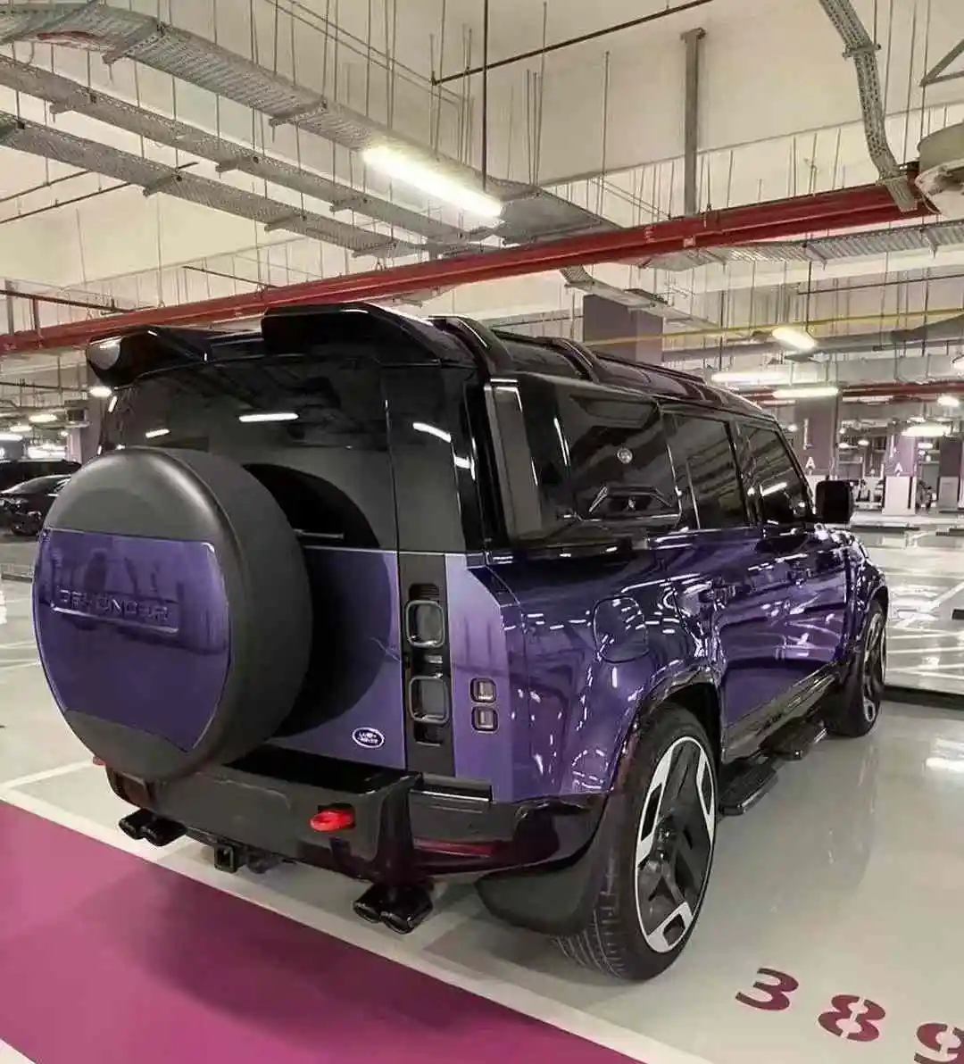 Wrapmaster color change PET Galaxy purple vehicle Wraps Car Vinyl wrapping film