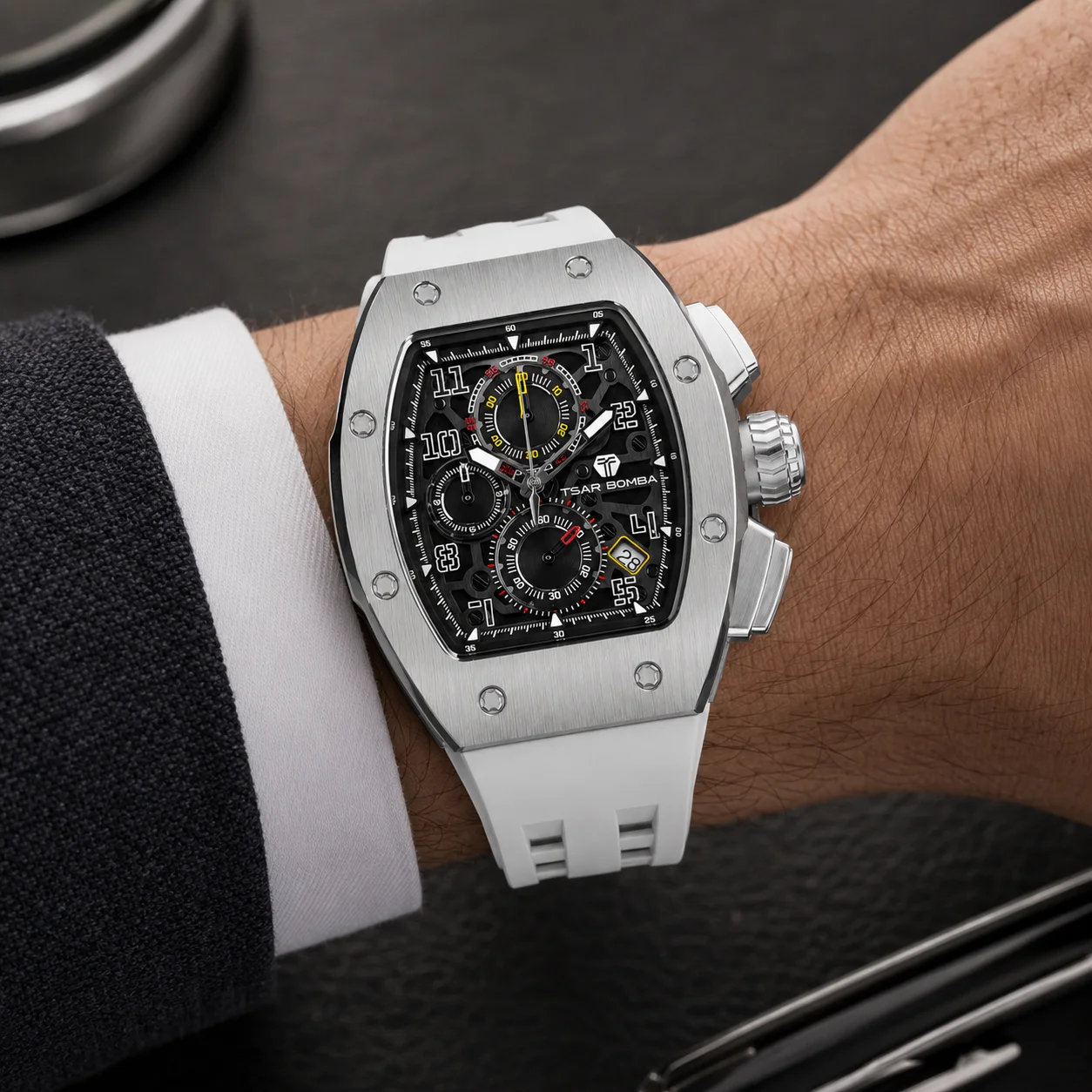 TSAR BOMBA Men's Quartz Watch  - Luxury Watch Hublot review and price