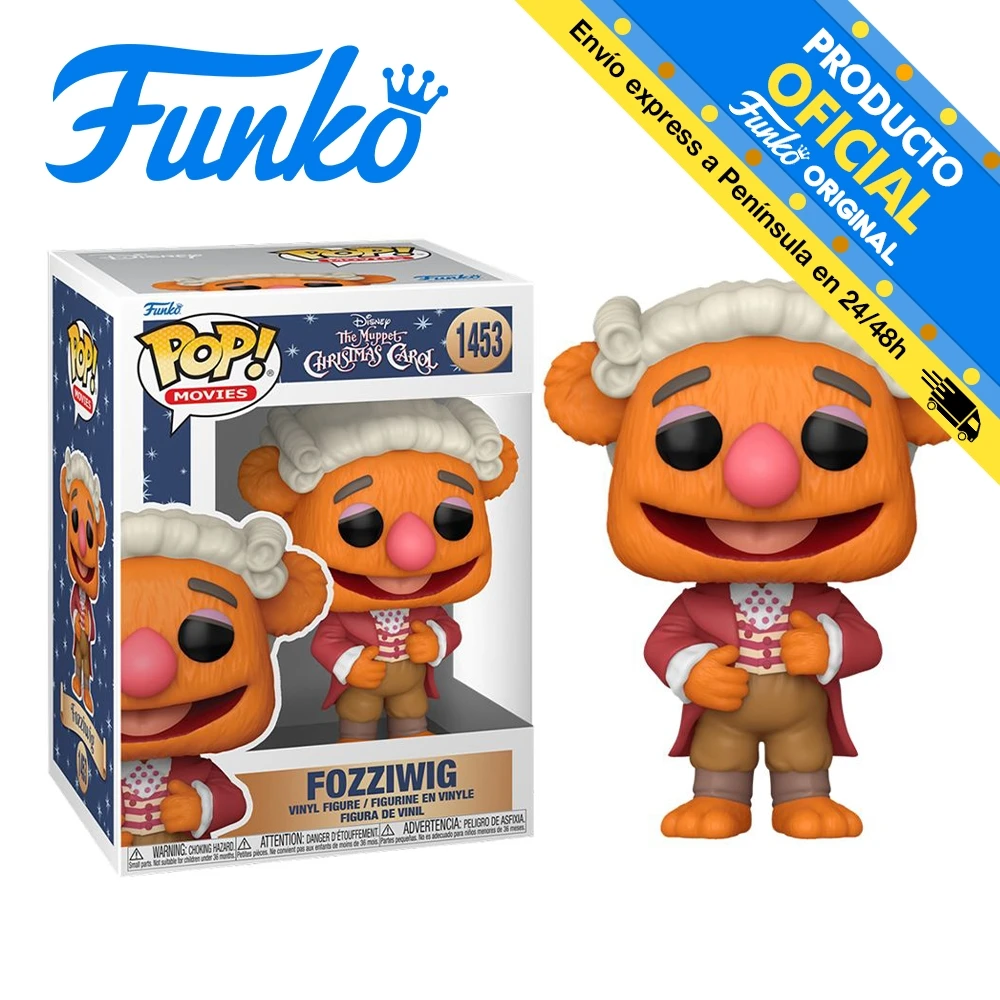 Funko Pop! The Christmas Tale-Fozzie The Bear Like Fezziwig, 72409 1453, original, Toys, Boys, Girls, Gifts, Collector, Dolls, Shop, Box, New, official license, man, woman