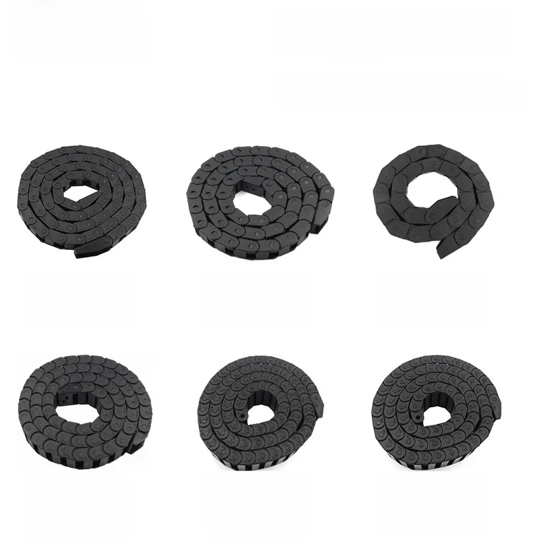 Łańcuch kablowy 1 M plastikowy elastyczny kabel przeciągania łańcuszek drut nośnik do drukarki 3D i maszyny CNC 10X20/30/40mm — zdjęcie 2