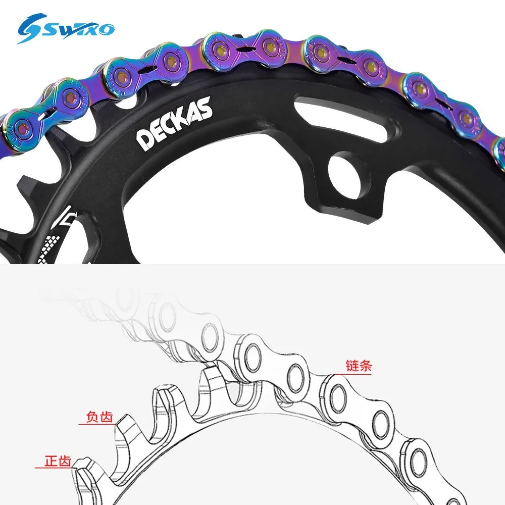 Deckas 110/5 BCD 110BCD Road Bike Narrow Wide Chainring 36T-58T Bike Chainwheel Forshimano srams Bicycle crank Accessories