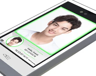 Wifi Dynamic Gezicht Biometrische Toegangscontrole Systeem Rfid Aanwezigheid Machine 7 Inch Ips Full View Hd Screen Zinklegering Body