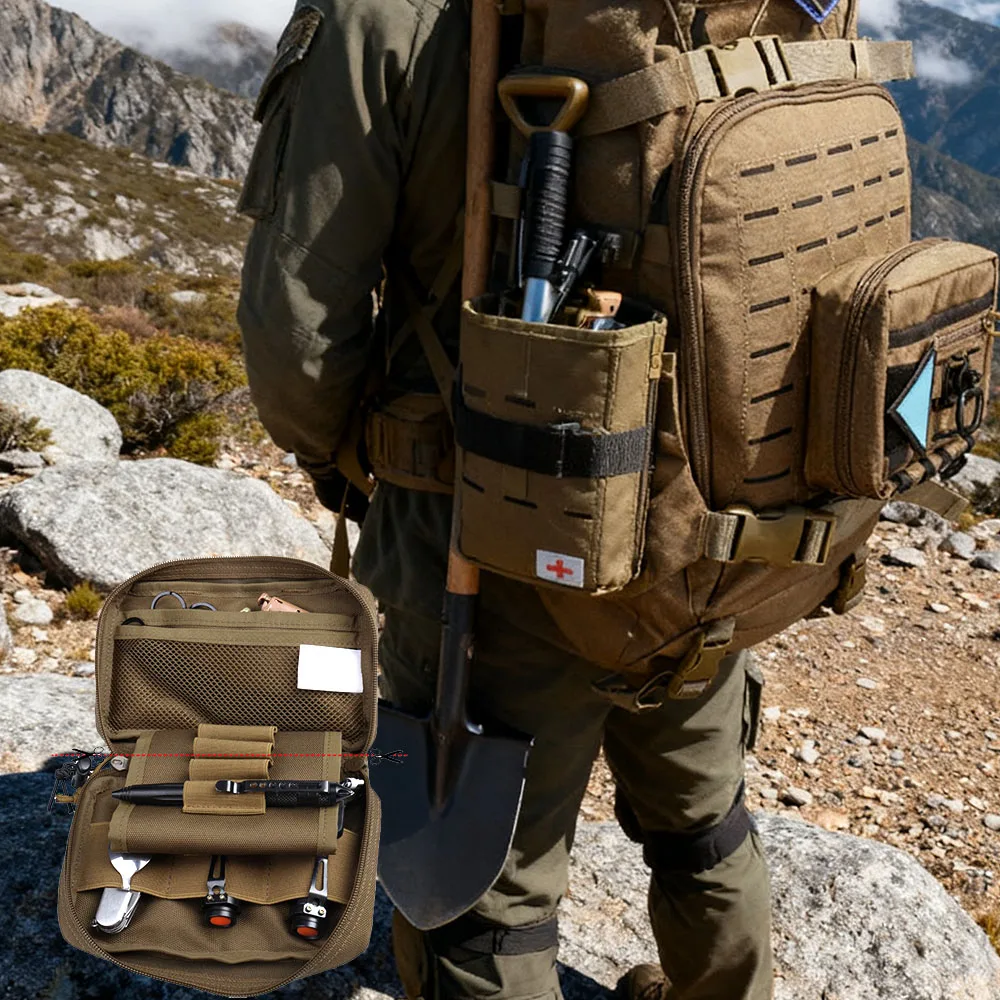 

Tactical Utility Pouch,Military Small Molle Pouch EDC ExpansionTool Bag for Hunting Camping Outdoor Tool Equipment Storage