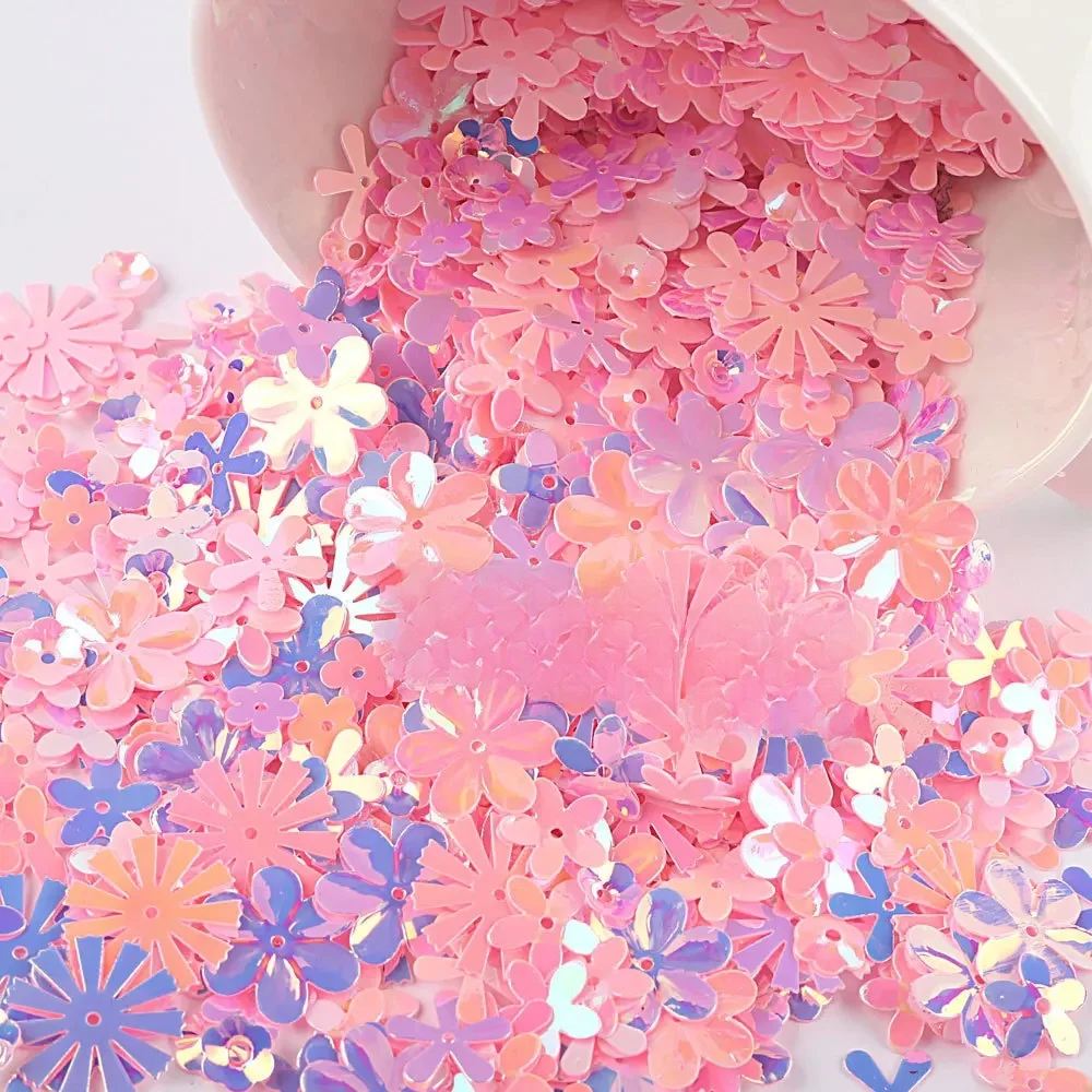 Confettis à paillettes, marguerite, fleur, flocons de neige, pour fête prénatale, anniversaire, mariage, Table dispersée, décorations cadeaux de noël, 1 sac