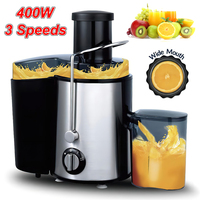 Electric Juicer With Wide fall 400W Centrifugal Fresh Juice Machine that's been made to Clean and Anti-Drip 3 Speeds Fruit vegtable Juicer
