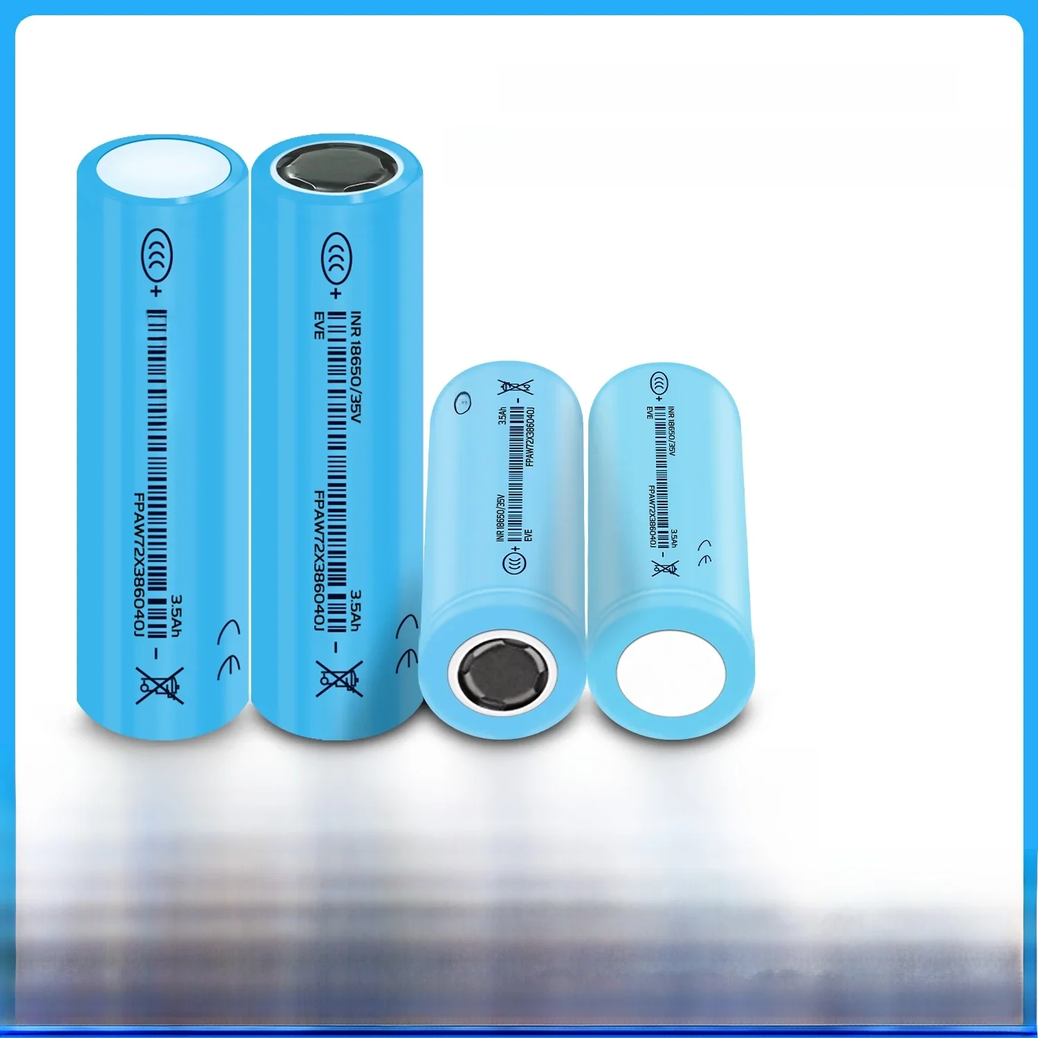 Nieuwe 2025 18650 lithiumbatterij 3500 mAh 3.7 V 10A INR18650 Real Capcity 3500 mAh High Power Zaklamp 18650 Oplaadbare Batterijen - afbeelding 2