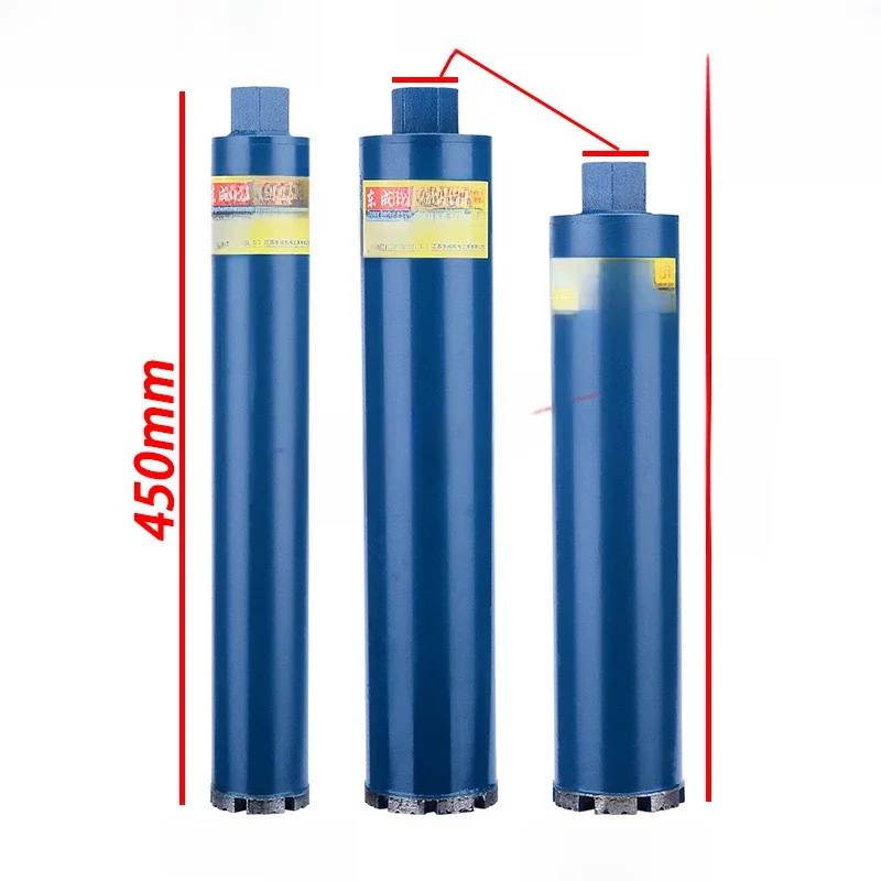 Wiertło koronowe diamentowe 20 25 32 36 40 51 56 63 76mm 370, 450mm do betonu, perforator do muru, wiertło do mokrego wiercenia, wiertło do murarskich prac. — zdjęcie 2