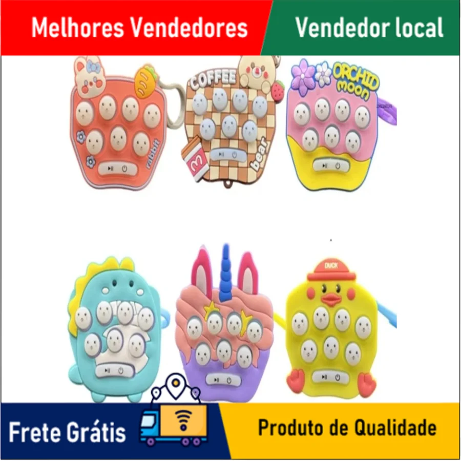 NOVIDADE MINI POP IT ELETRÔNICO BRINQUEDO EDUCATIVO ENVIO IMEDIATO