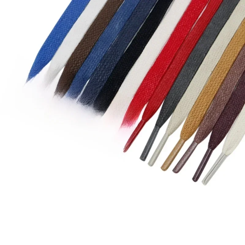 Lacets en coton ciré robuste de 8 mm, design chaud et brillant, Halloween, Noël, hiver, automne pour bottes athlétiques décontractées, Oxford