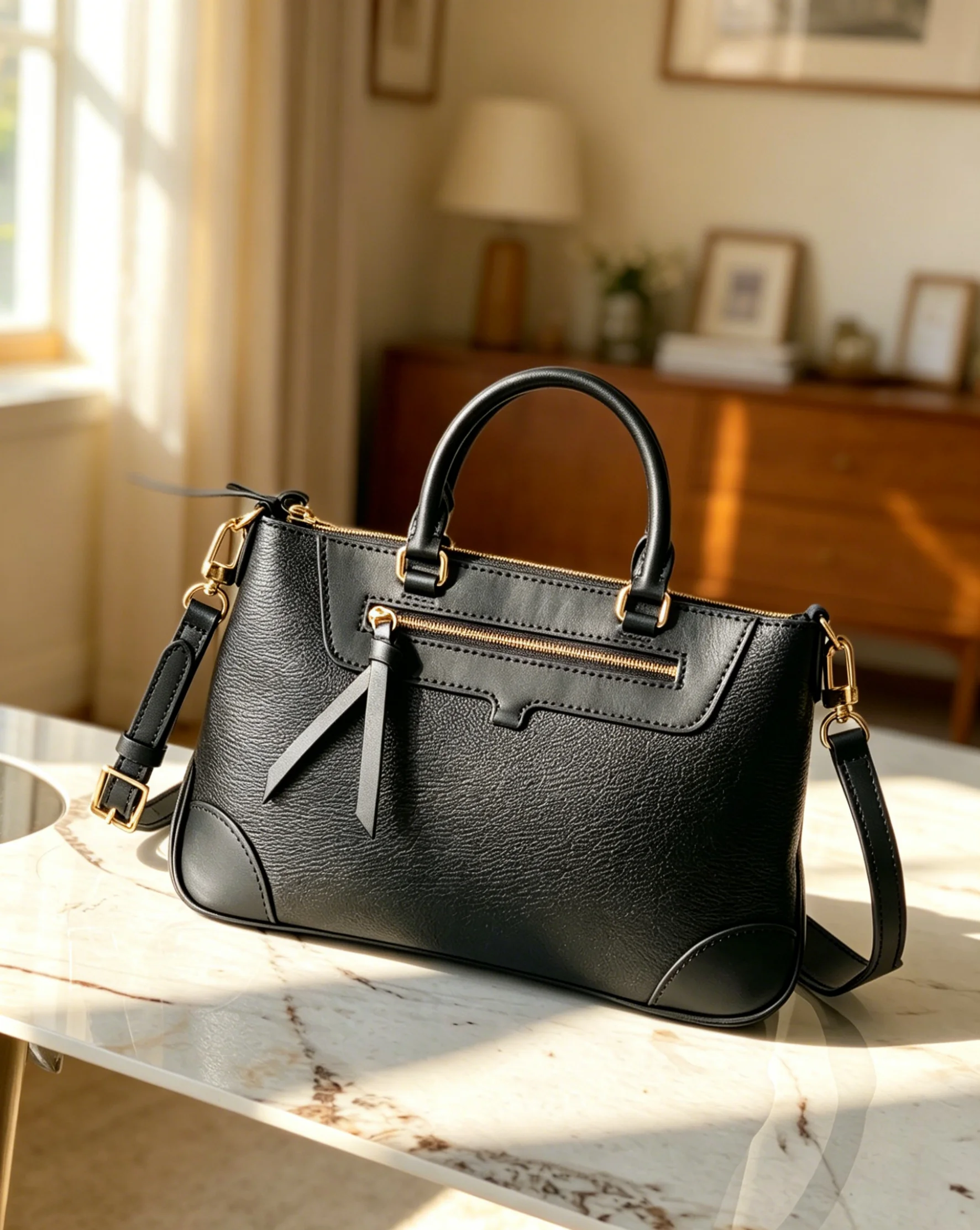 

2026 Size: 28 or 40 cm no box New Model Versatile and Fashionable Real Leather Bag - Durable,High-Quality and Affordable