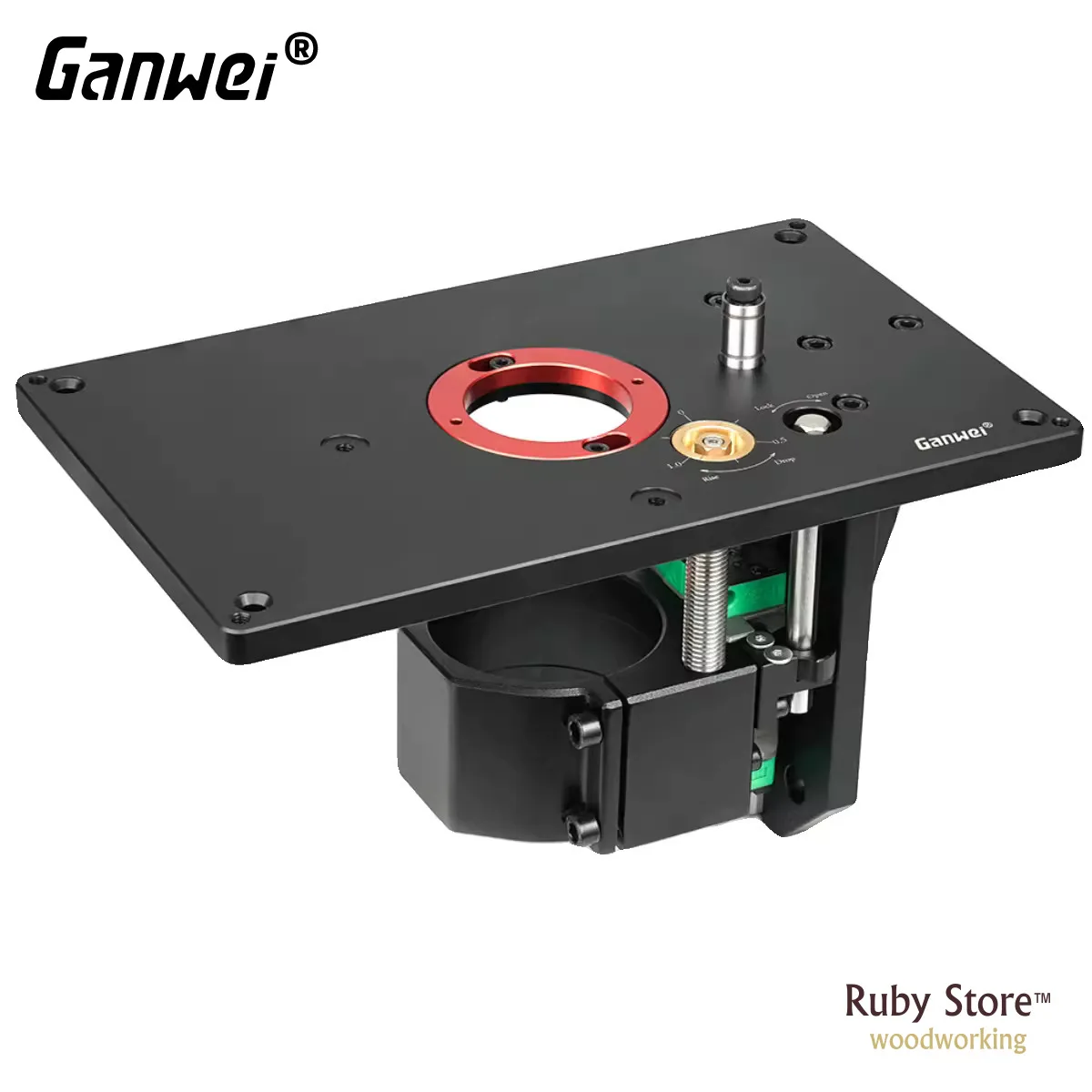 

Ganwei Router Lift for 65mm Diameter Motors + Plate