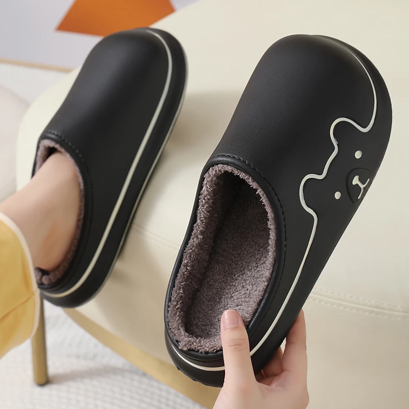 Lightweight EVA line bearing winter fur slippers SH004 Winter Women Men's fur indoor shoe office fur slipper indoor shoe Slipper Room hanwha