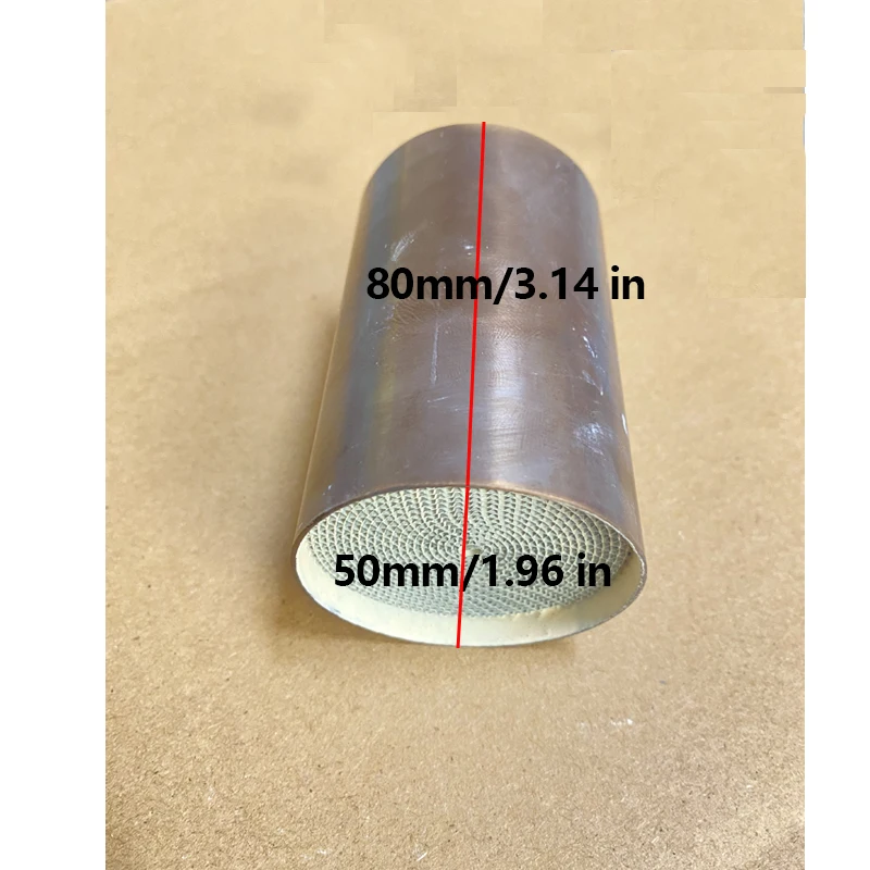 

Motorcycle Exhaust System Universal Metal Catalyst 50x80mm High Performance Euro5 Fit Motorcycle