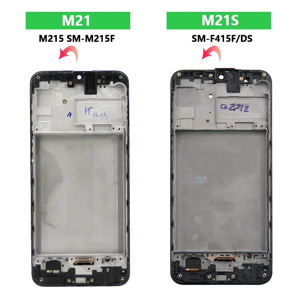 OLED Display For Samsung M21 SM-M215F/DSN LCD Display Touch Screen Digitizer Assembly Replacement For Samsung M21S SM-F415F LCD