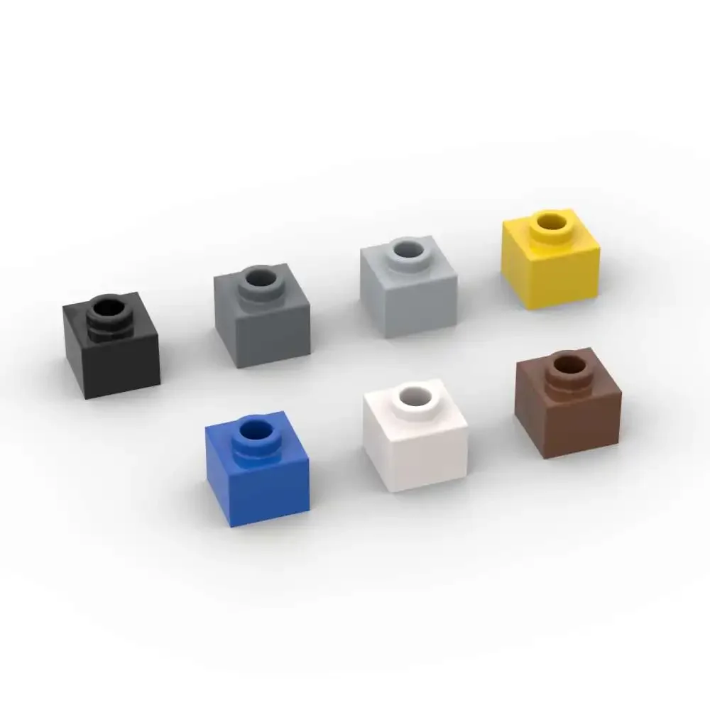 MOC 10 pièces 86996 modifié 1x1x 2/3 blocs de construction Kit avec goujons ouverts briques particules éducatif bricolage jouet enfants cadeau d'anniversaire