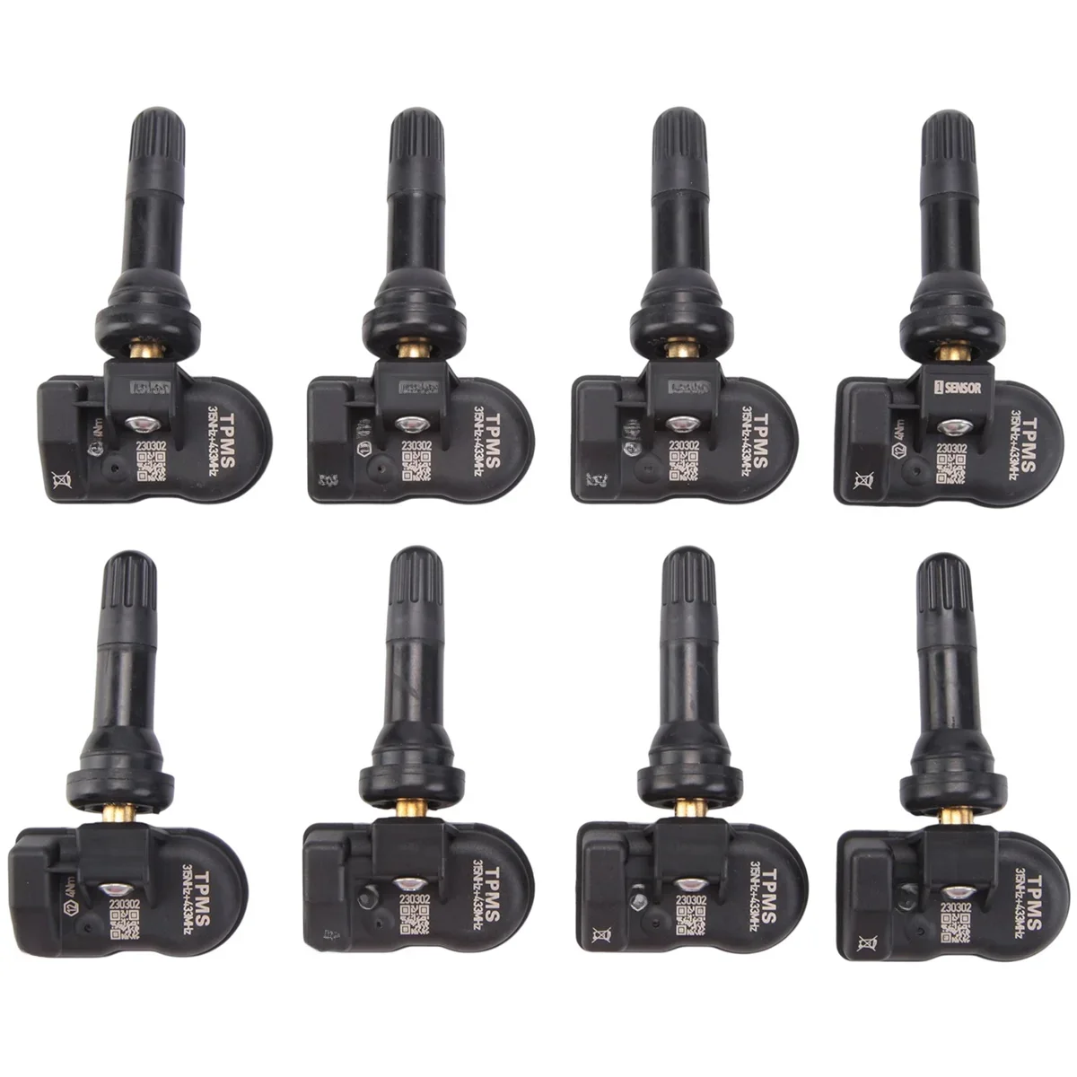 8 sztuk czujnik TPMS 433MHz 315MHZ uniwersalny 2 w 1 programowalny czujnik MX dla-Autel System monitorowania ciśnienia w oponach — 2