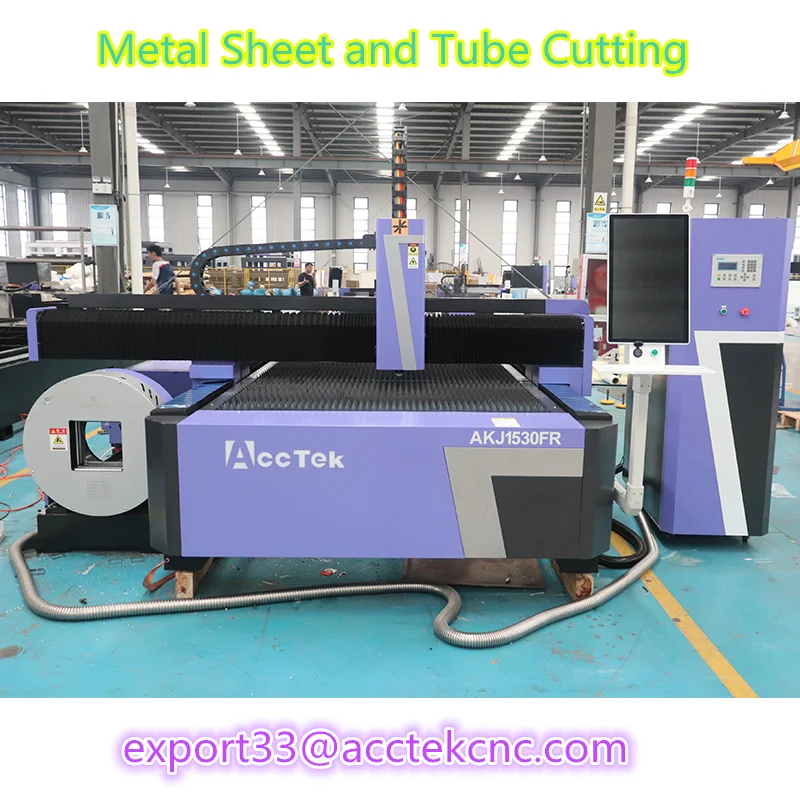 Prix de la machine de découpe laser de tôle Cnc de coupe de tube carré de tuyau pour la fabrication de coupe haute puissance personnalisable
