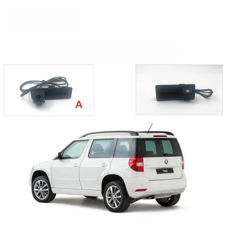 AUTONET Backup kamera tylna do Skoda Yeti 5L 2009 ~ 2017 Night Visioin uchwyt bagażnika z kamerą parking — zdjęcie 2