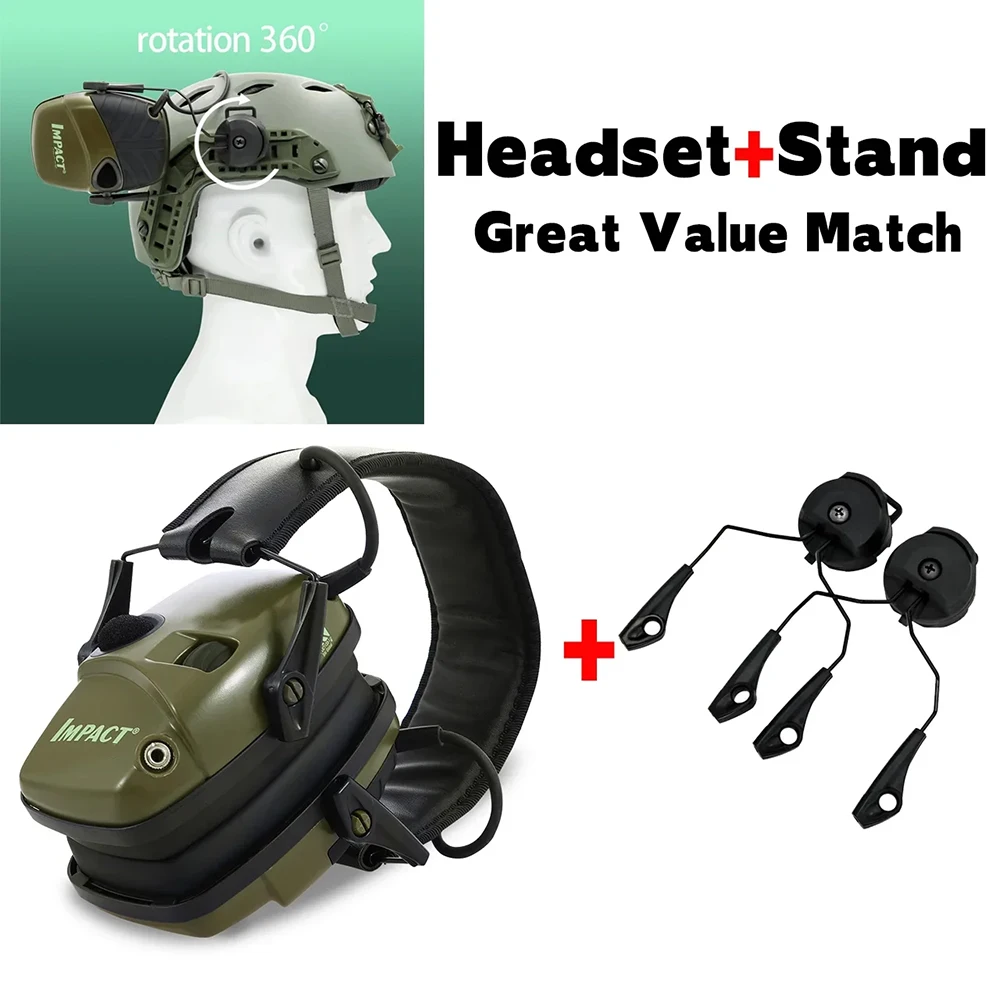 Honeywell Quality Howard Leight R-01526 Impact Sport Electronic Earmuff Shooting Protective Headset Foldable Promotion Link