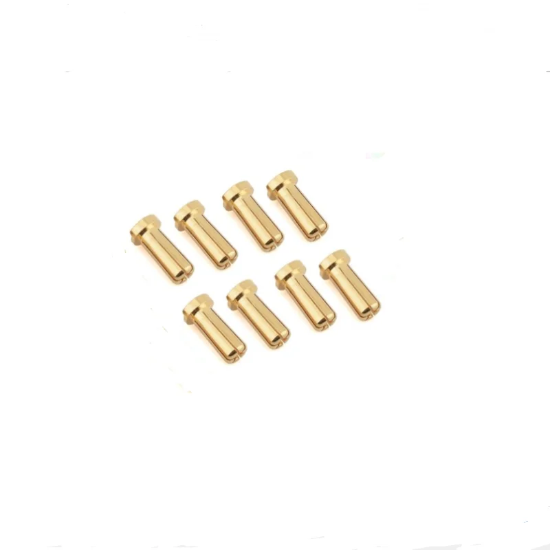 5/10/20 Pcs Gold Plated 5.0mm 14mm Banana Plug Bullet Low Profile Male Female Connector for RC Lipo Battery ESC Motor Car Boat