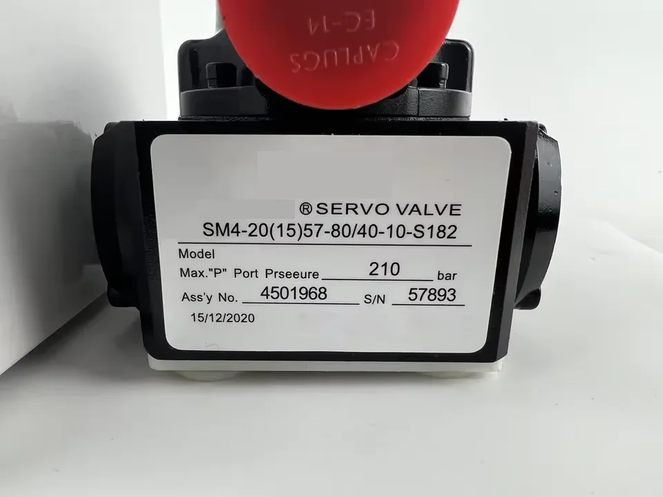SM4-20(15)57-80/40-10-S182 & SM4-10(10)38-200/15-10 Hydraulic Servo Valves High-Performance Electro-Hydraulic Proportional Val