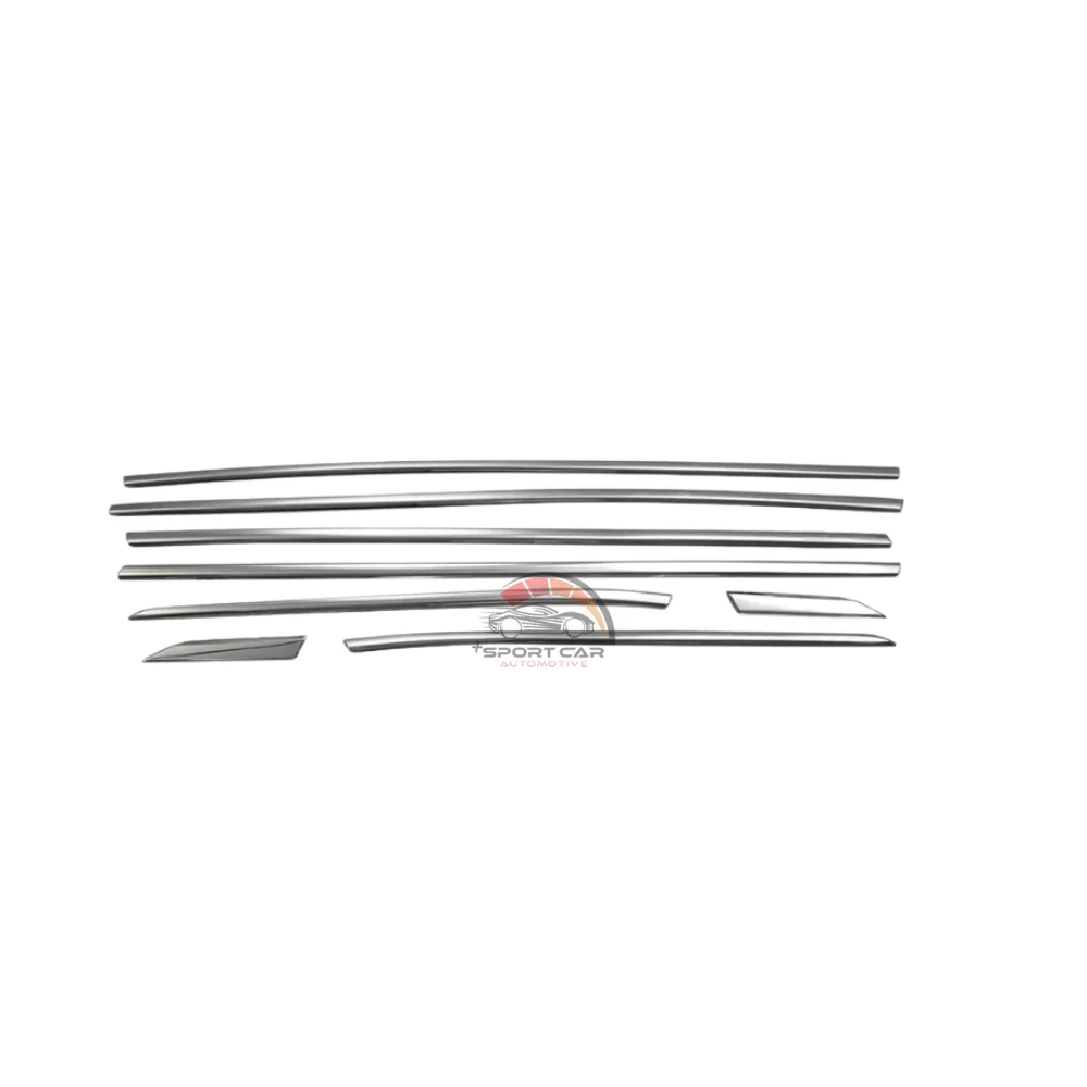 Peugeot 3008 Chrome Window Streamer 8Pr. 2016 and Above S.Steel car accessories-Free Shipping