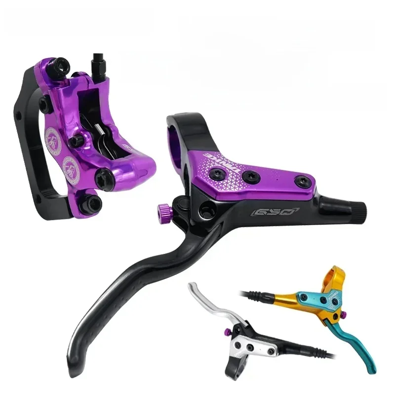 AliExpress TANKE MTB 4 Piston Hydraulic Disc Brake 850/1700mm Resin Brake Pads Oil Pressure AM Front Rear Mountain Bicycle Clamp Ultralight