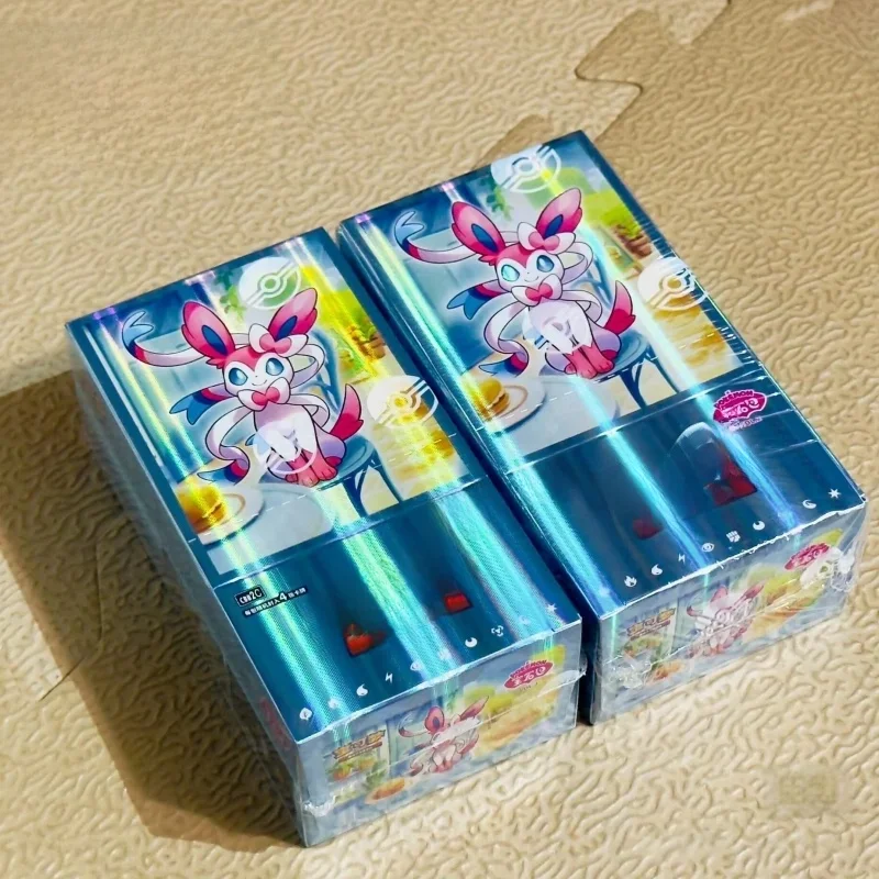 In Voorraad Originele Eevee Album Scarlet En Violet TCG Trading Card Gem Pack Vol.2 Chinese Collectible Blind Box Speelgoed Verjaardagscadeau - afbeelding 2