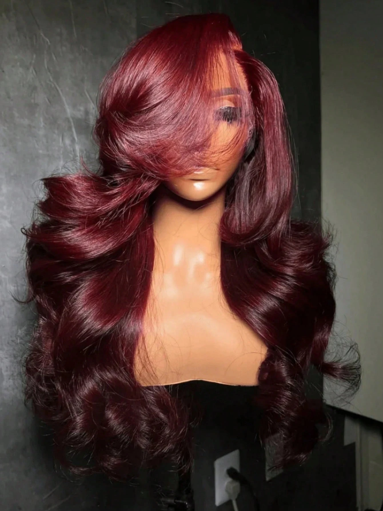

30 40 Inch 99J Burgundy Human Hair Wigs 13x6 Hd Lace Front Wig 100% human hair Body Wave Lace Frontal Wigs Closure Wig For Women