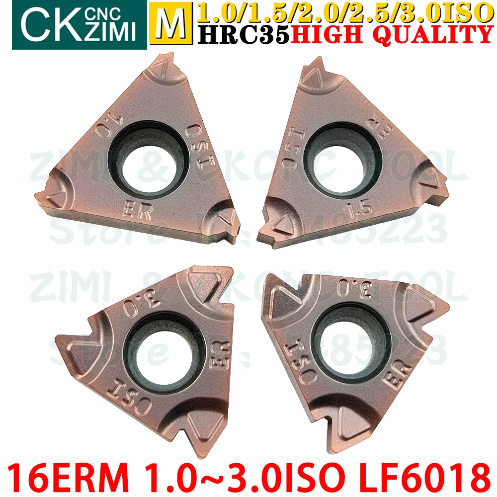 16ERM 1.0ISO 1.5ISO 2.0ISO 2.5ISO 3.0ISO LF6018 كربيد إدراج الداخلية الخارجية الموضوع الخيوط تحول إدراج أدوات مخرطة معدنية باستخدام الحاسب الآلي أداة أدوات خيط شبه منحرف
