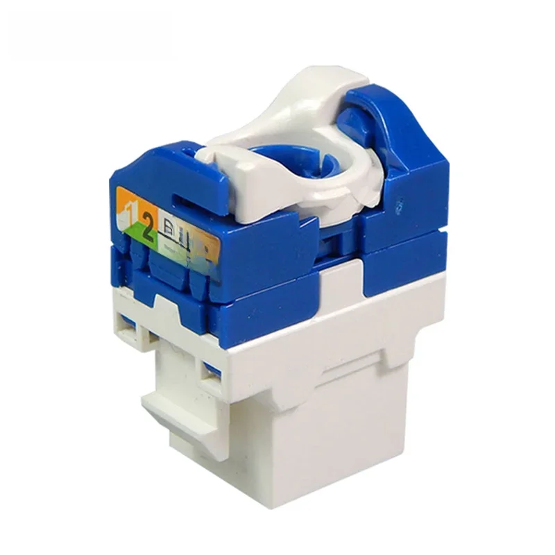 Drut wirowy CAT6 RJ45 Bez narzędziowa wtyczka LAN Keystone Moduł Ethernet Jack Gigabit UTP Bez narzędziowe gniazdo internetowe — zdjęcie 2
