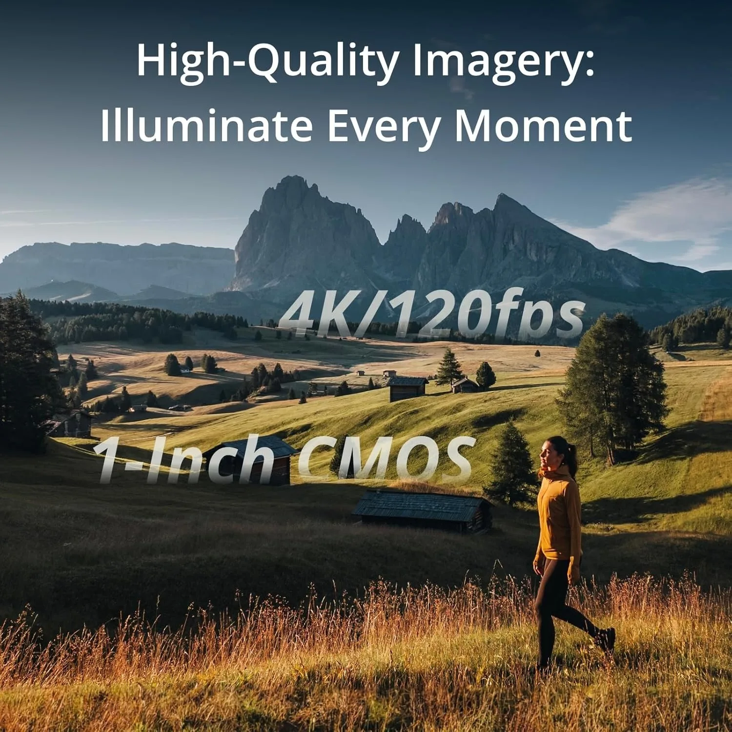 View 4 of DJI Osmo Pocket 3, 1-Inch CMOS 4K Camera with 3-Axis Gimbal, Fast Autofocus, Compact Vlogging Camera