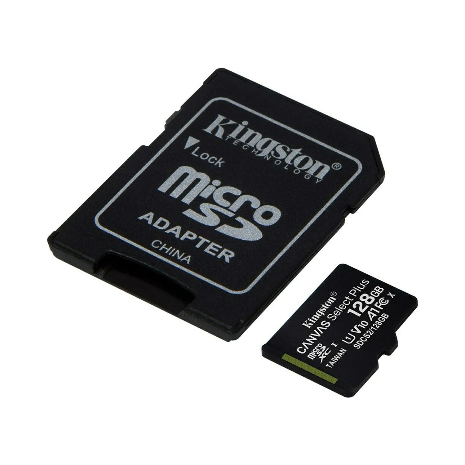 Kingston MicroSD 32GB 64GB 128GB 256GB Memory Card Canvas Select C10 SDCS2 UHS-I 80MB/s R Flash Memory Card with Adapter