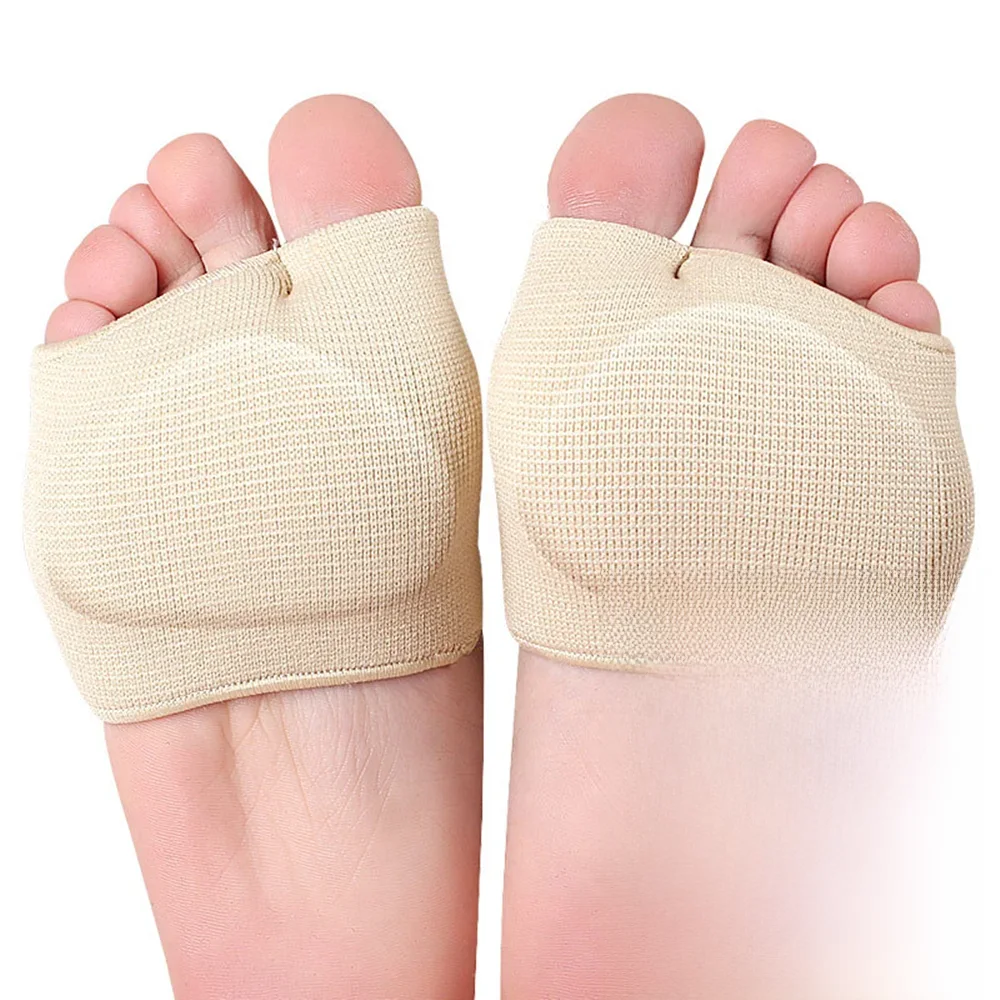Coussinets métatarsiens en Silicone, séparateur d'orteils, soulagement de la douleur, chaussettes avant-pied, semelles orthopédiques, correcteur d'oignon Hallux Valgus, outil de soins des pieds
