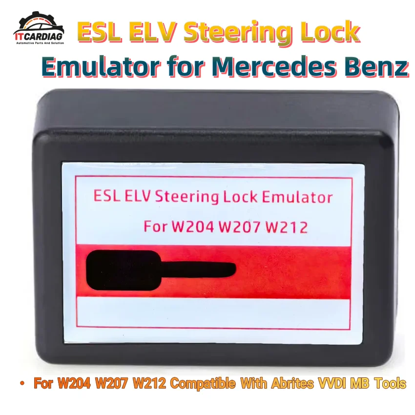 

Универсальный эмулятор замка рулевого управления ESL ELV MB для Mercedes-Benz W204 W207 W212, совместимый с инструментами Abrites VVDI CGDI MB
