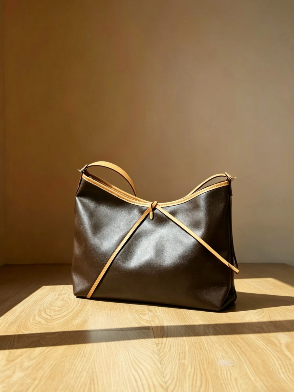 

Женская холщовая сумка через плечо 2026: Новая модная коричневая повседневная сумка-тоут отличного качества для города (размер: 29-24-12 см) BA5