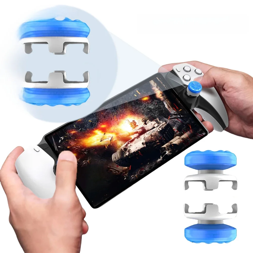 Kit de capuchons de poignée de pouce améliorés pour PS5, prolongateurs de manette de jeu, lecteur à distance PlayStation Portal