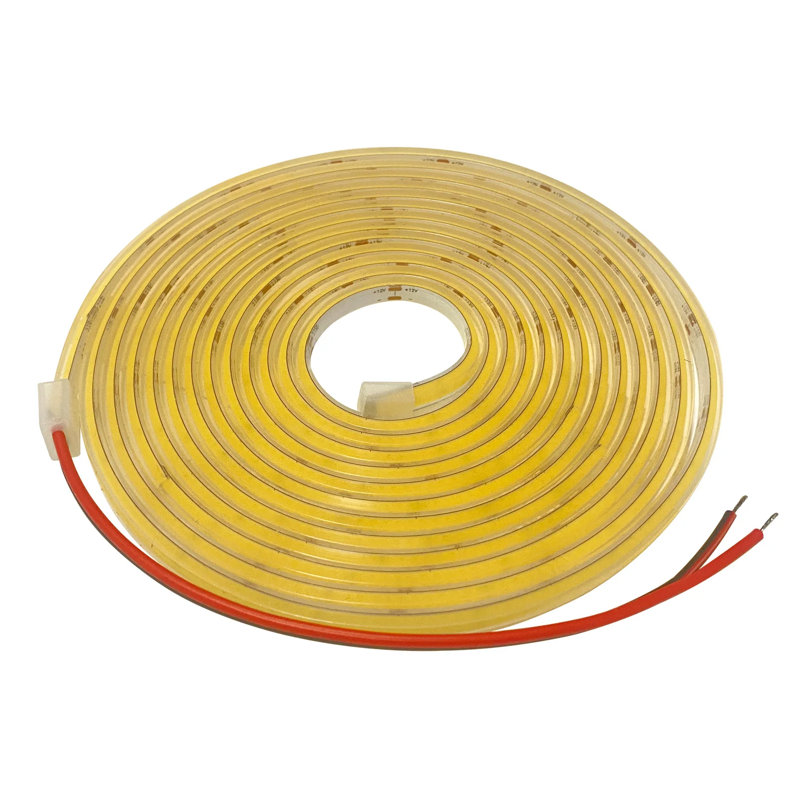 Super Thin Waterproof COB LED Strip Lights For Home Decor DIY IP67 DC 12V Flexible Silica Silicon Coat 5mm Dimmable 5m