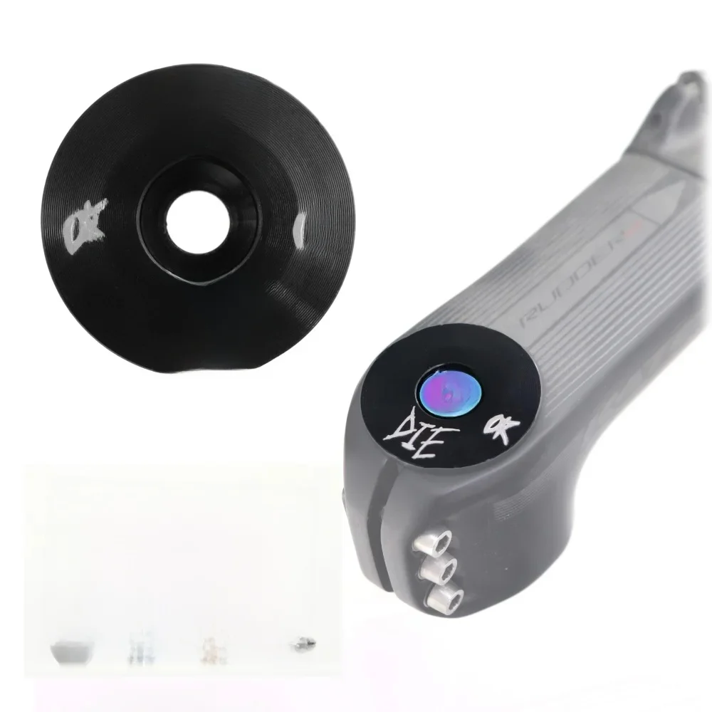 AliExpress NONE Ride or Die Bicycle Headset Top Cap W/ M6*30mm Titanium Screw for 1-1/8" Front Fork Aluminium alloy  Stem Top Cover