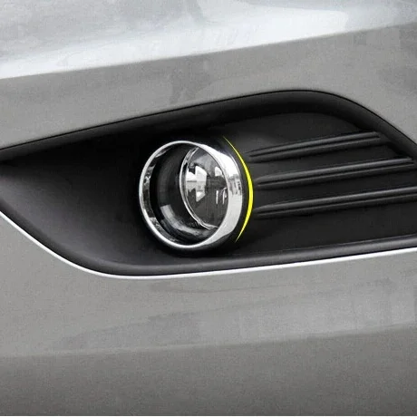 Nowe naklejki samochodowe przednie światło przeciwmgłowe tapicerka światła przeciwmgielne pokrywy skrzynka dla ford focus 2 MK2 sedan hatchaback akcesoria samochodowe do stylizacji — zdjęcie 2