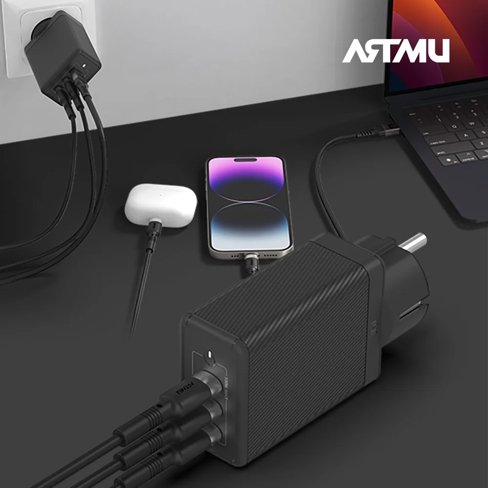ARTMU USB PD 100W PPS GaN ground multi super fast charger GS710