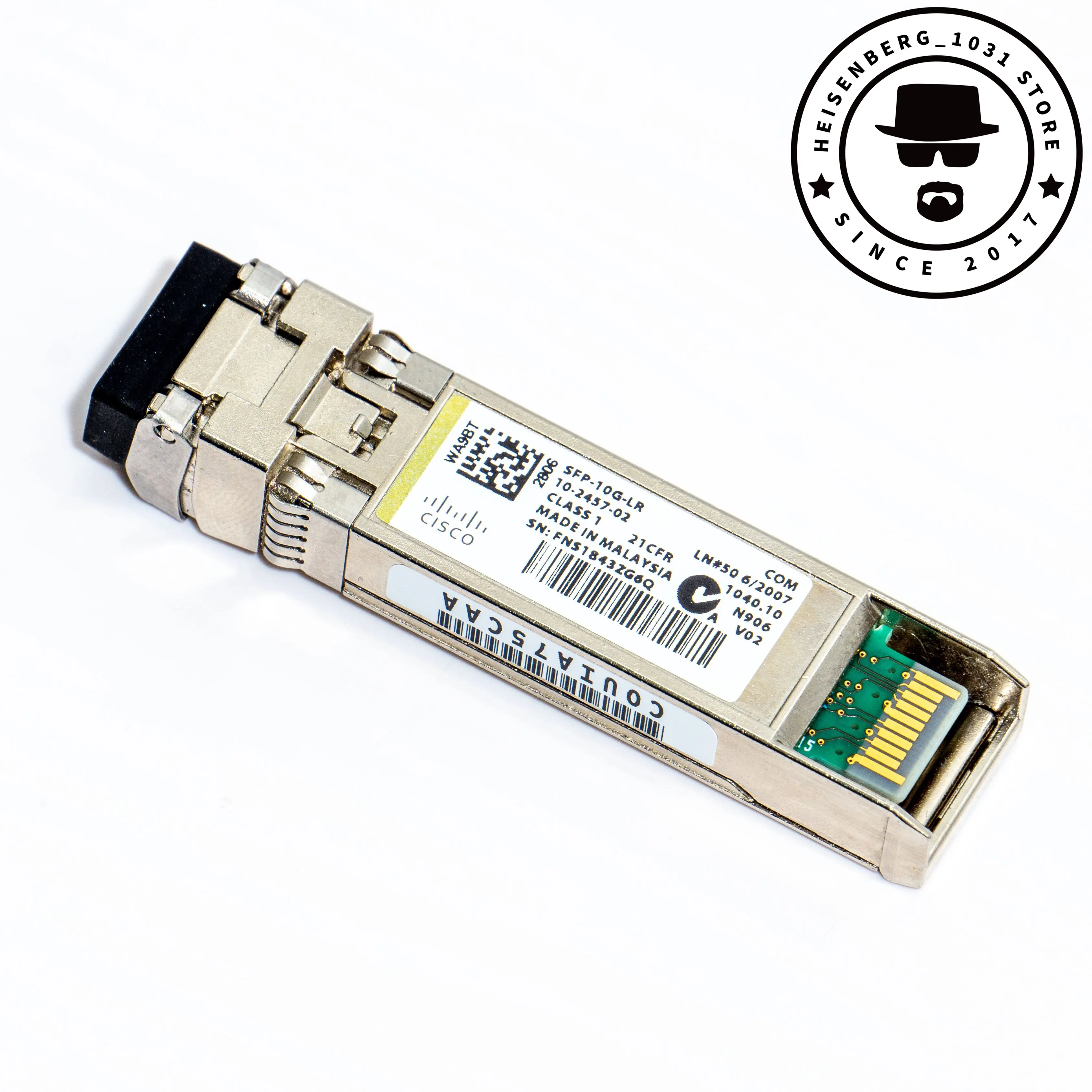 Cisco SFP-10G-LR 10-2457-02 10GBase-LR SFP+ Optic Transceiver Module 10Gbps 1310nm LR