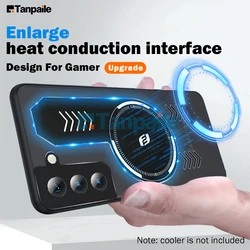 Tanpaile Magnetic Cooling Case For Samsung Galaxy S24 Ultra S23 S21 S22 Plus Case Bumper Heat Dissipation Cover Capa Funda