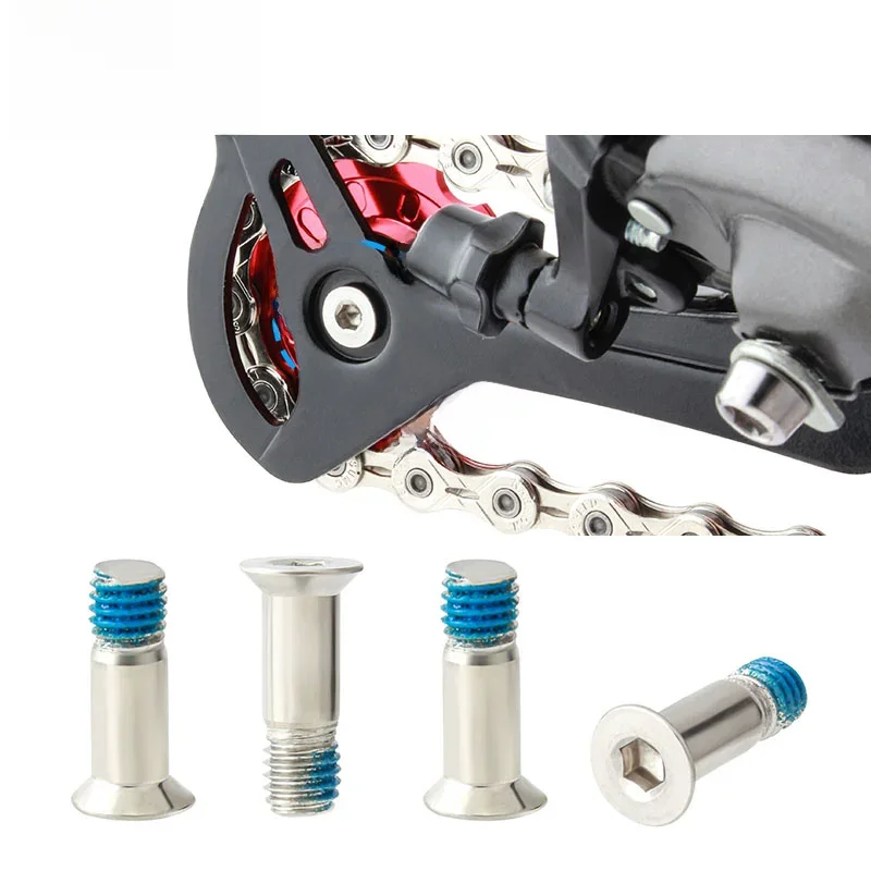 AliExpress MUQZI 2PCS Pulleys Bolt Rear Derailleur Stainless Steel M5 Jockey Screw MTB Road Bike Idler Guide Wheel Bolt Cycling Parts