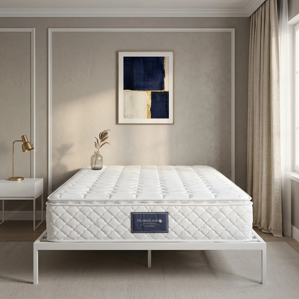 Anajqaqia Materasso Ibrido Ortopedico 140 x 200 cm, Materasso a Molle Insacchettate Singole, H3 Media Rigidità, Traspirante 25 cm, Certificato OEKO-TEX, Bianco